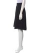 Yves Saint Laurent Rive Gauche Wool Knee-Length Skirt