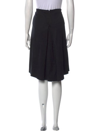 Yves Saint Laurent Rive Gauche Wool Knee-Length Skirt