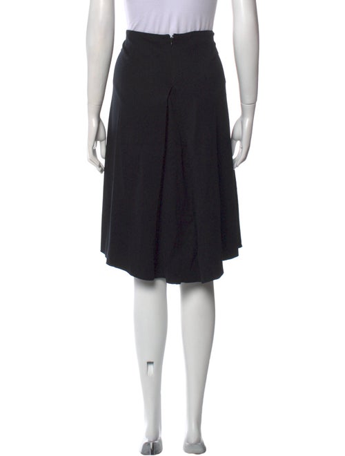 Yves Saint Laurent Rive Gauche Wool Knee-Length Skirt