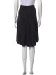Yves Saint Laurent Rive Gauche Wool Knee-Length Skirt