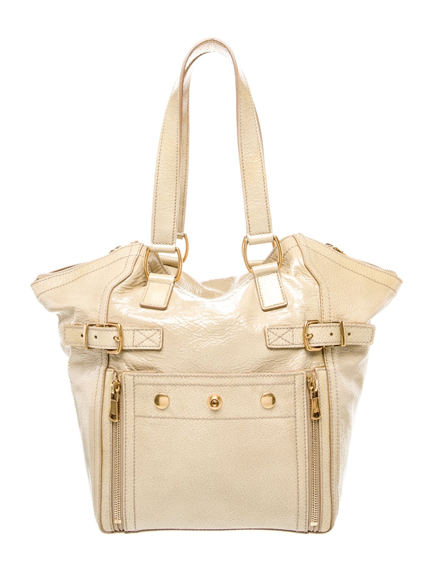 Yves Saint Laurent Rive Gauche Leather Tote Vintage