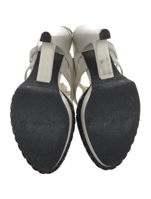 Yves Saint Laurent Rive Gauche Leather T-Strap Pumps