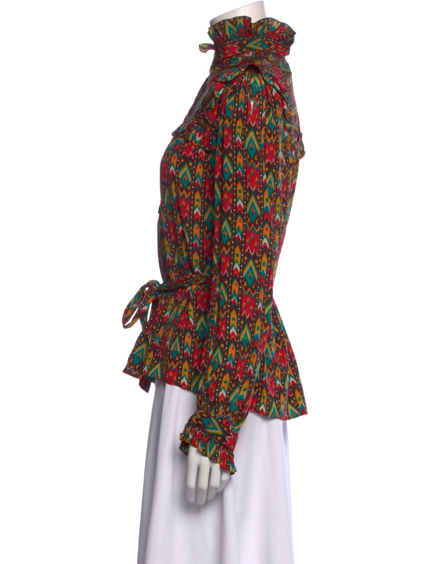 Yves Saint Laurent Rive Gauche Vintage 1981 Blouse