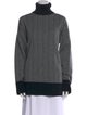 Yves Saint Laurent Rive Gauche Wool Striped Sweater
