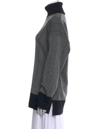 Yves Saint Laurent Rive Gauche Wool Striped Sweater