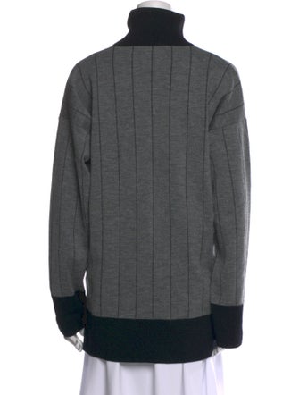 Yves Saint Laurent Rive Gauche Wool Striped Sweater