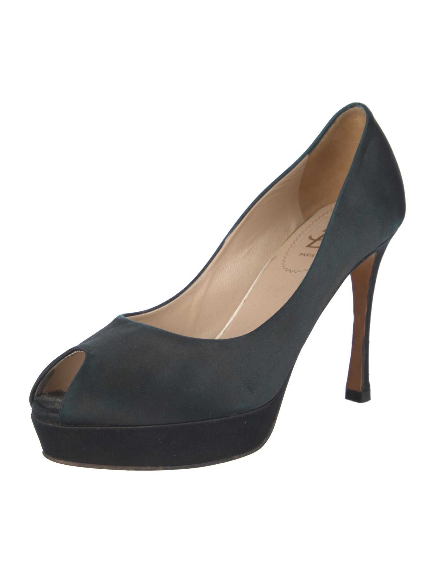 Yves Saint Laurent Rive Gauche Suede Pumps