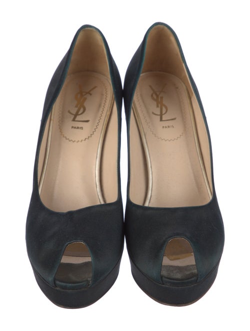Yves Saint Laurent Rive Gauche Suede Pumps