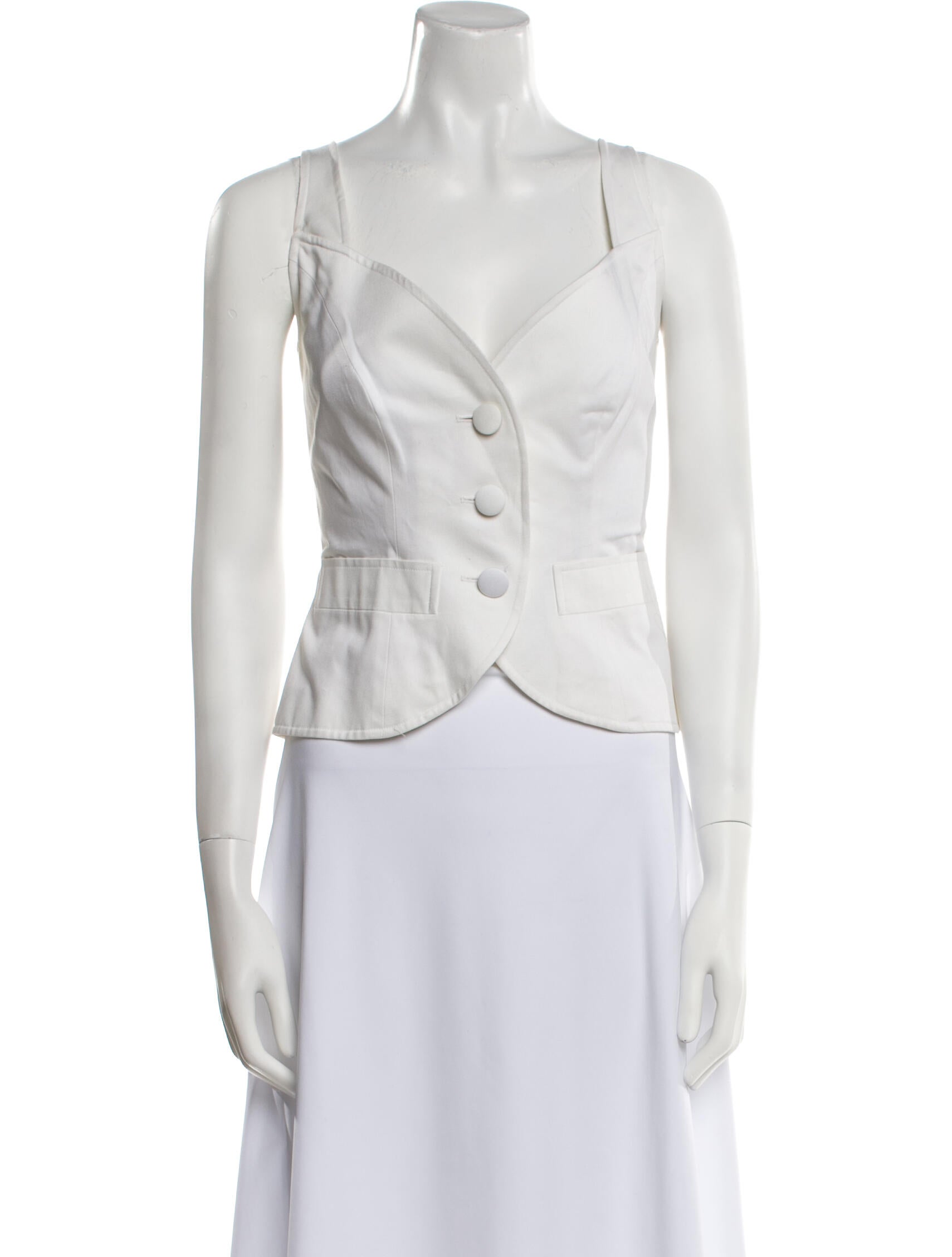 Yves Saint Laurent Rive Gauche Vintage 1992 Crop Top