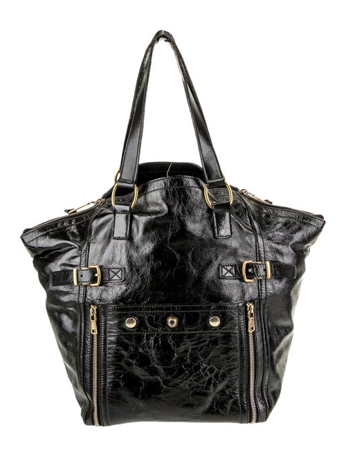 Yves Saint Laurent Rive Gauche Patent Leather Tote