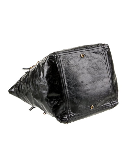 Yves Saint Laurent Rive Gauche Patent Leather Tote