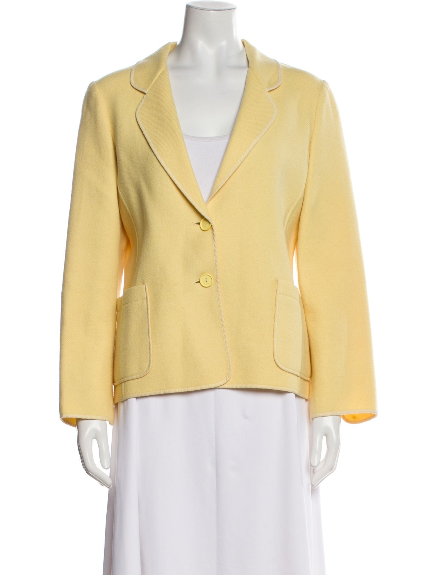 Yves Saint Laurent Rive Gauche Wool Blazer