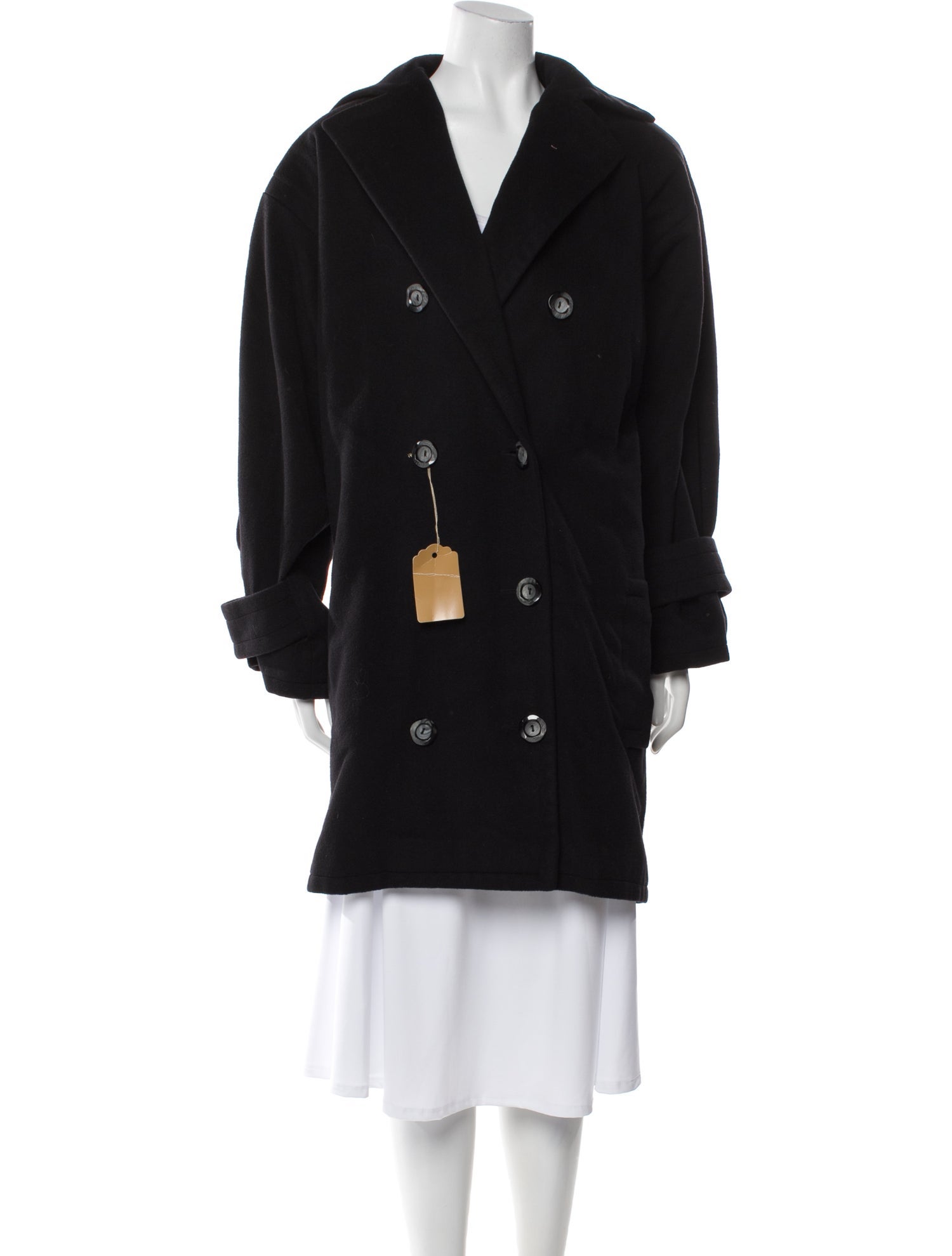 Yves Saint Laurent Rive Gauche Vintage 1980's Faux Fur Coat