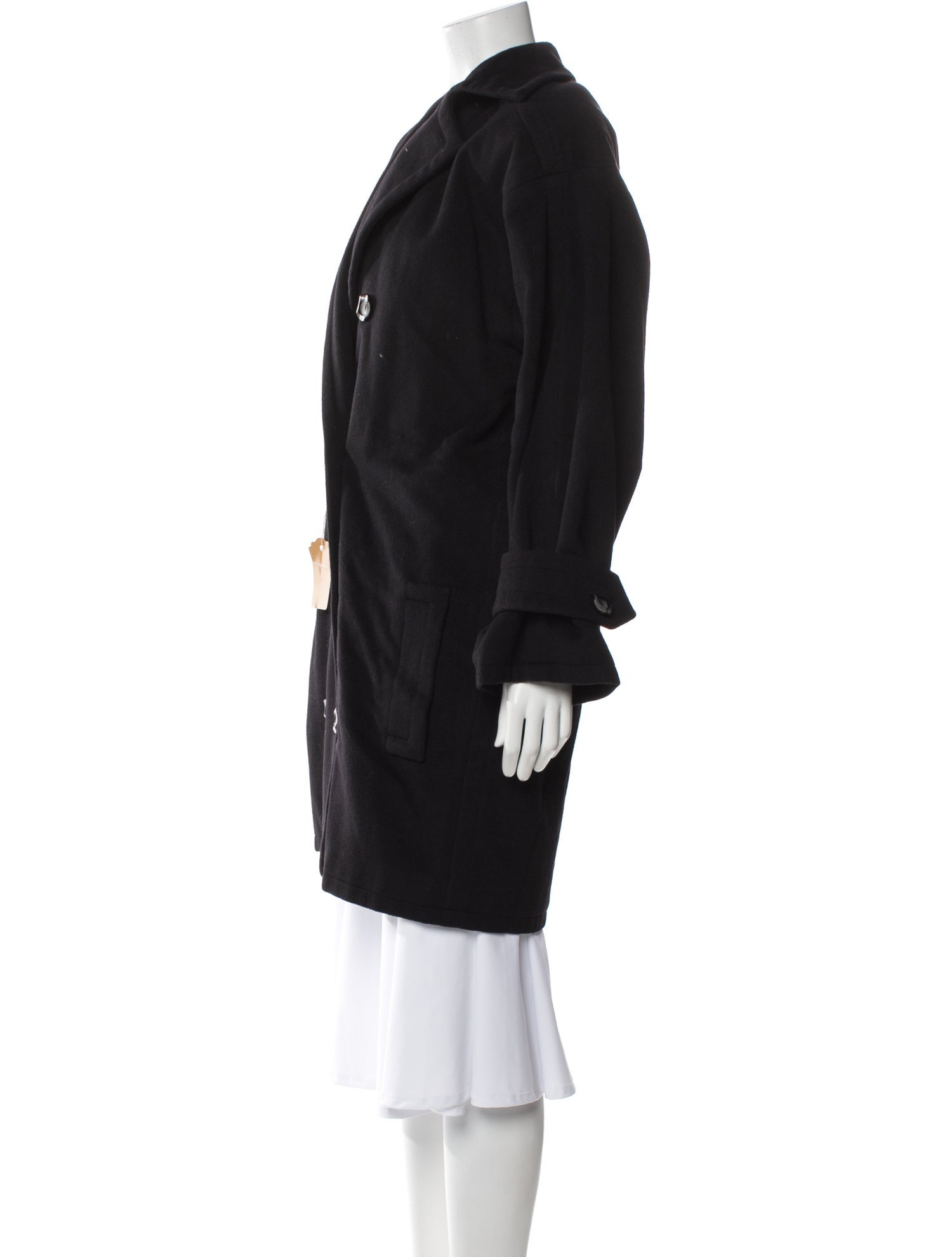 Yves Saint Laurent Rive Gauche Vintage 1980's Faux Fur Coat