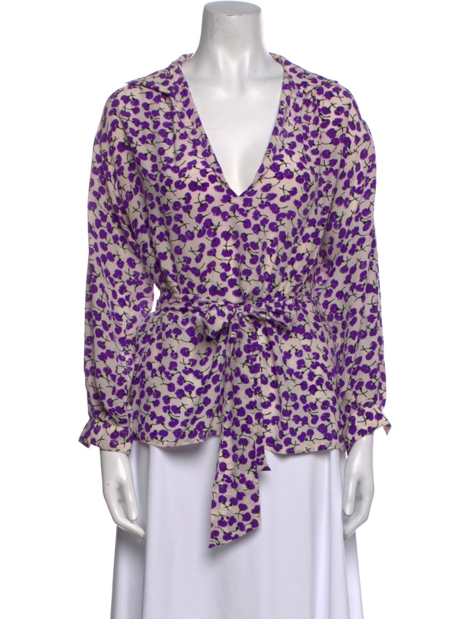 Yves Saint Laurent Rive Gauche Vintage 1970's Blouse