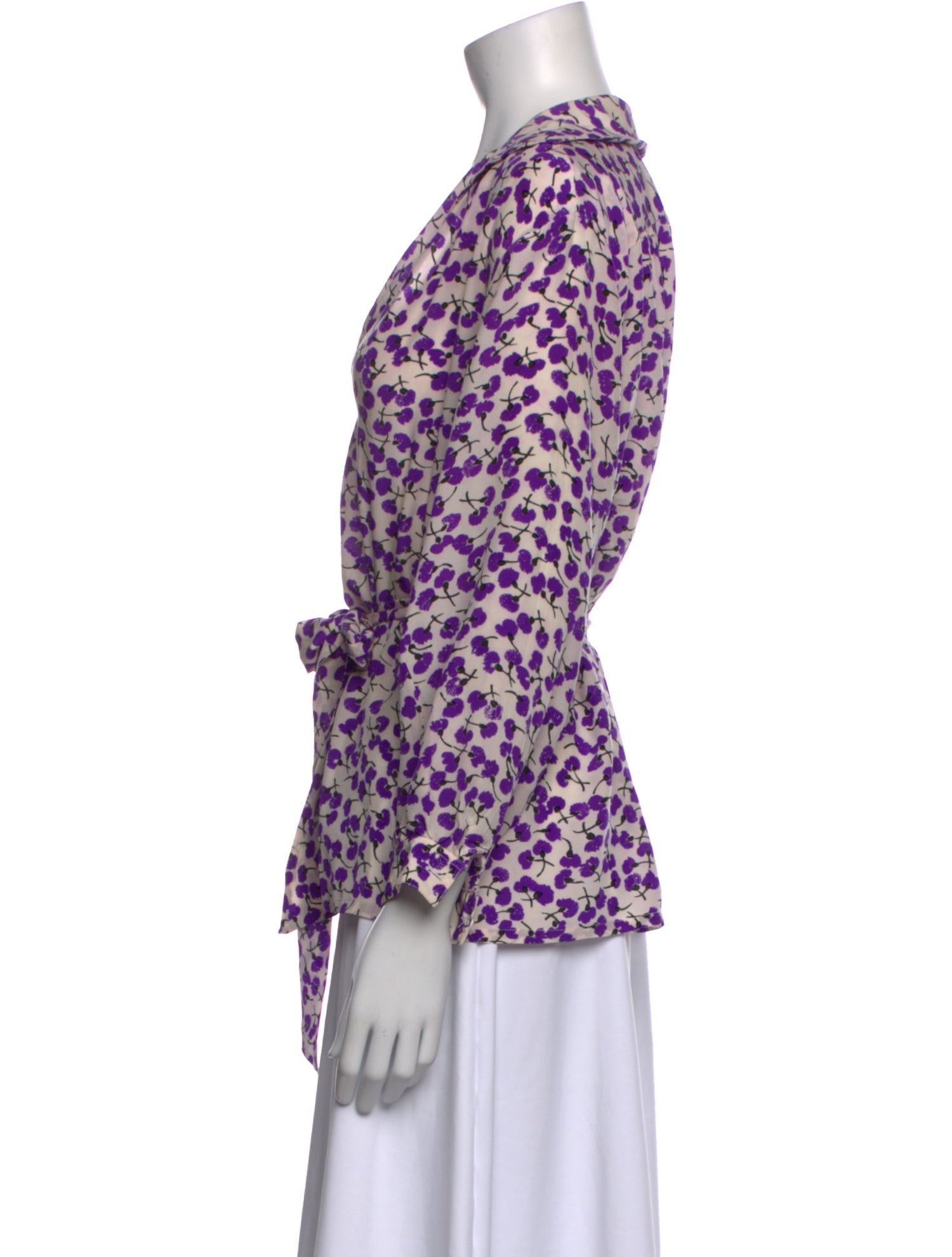 Yves Saint Laurent Rive Gauche Vintage 1970's Blouse