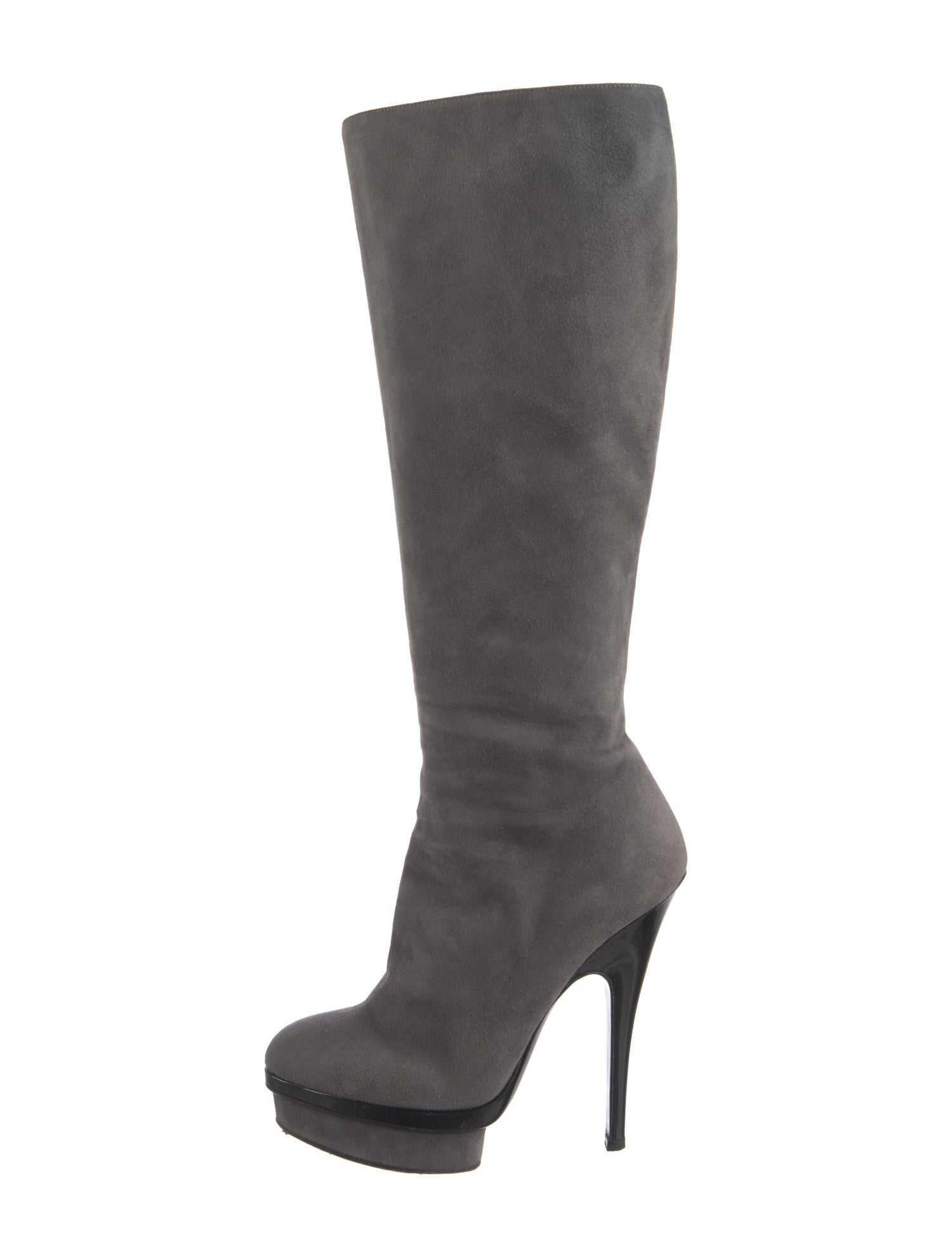 Yves Saint Laurent Rive Gauche Suede Boots