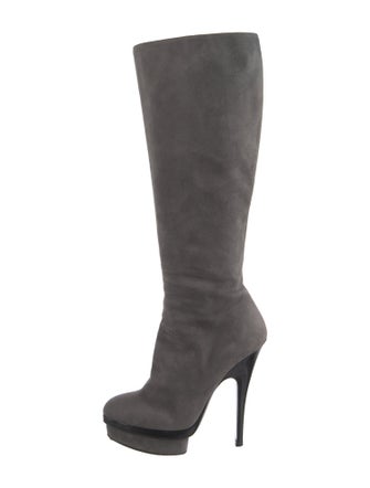 Yves Saint Laurent Rive Gauche Suede Boots