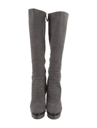 Yves Saint Laurent Rive Gauche Suede Boots