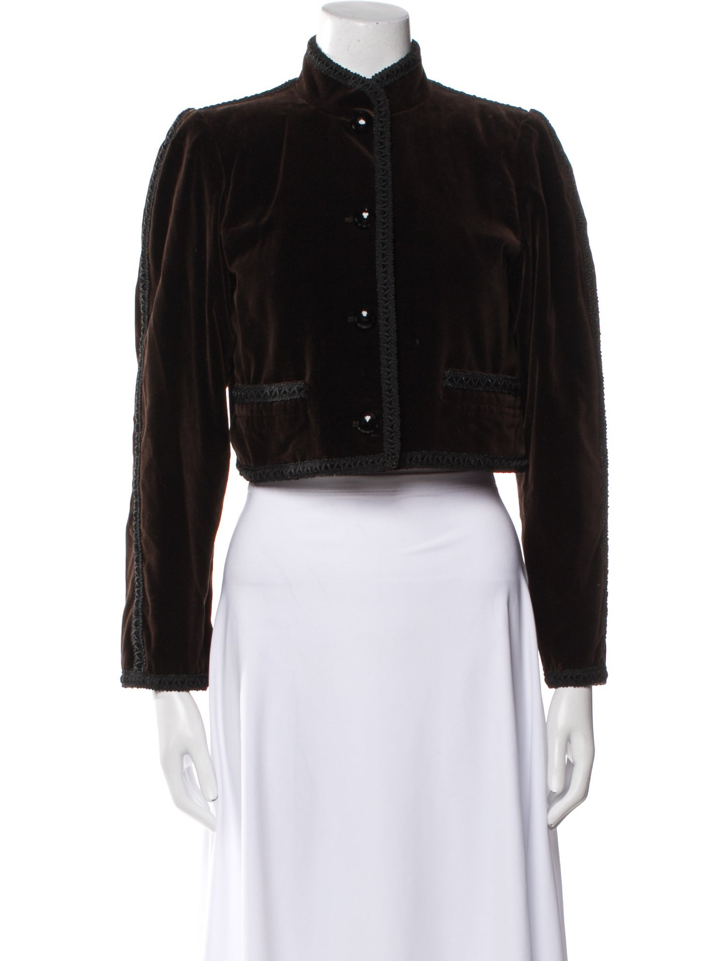 Yves Saint Laurent Rive Gauche Vintage 1980's Evening Jacket