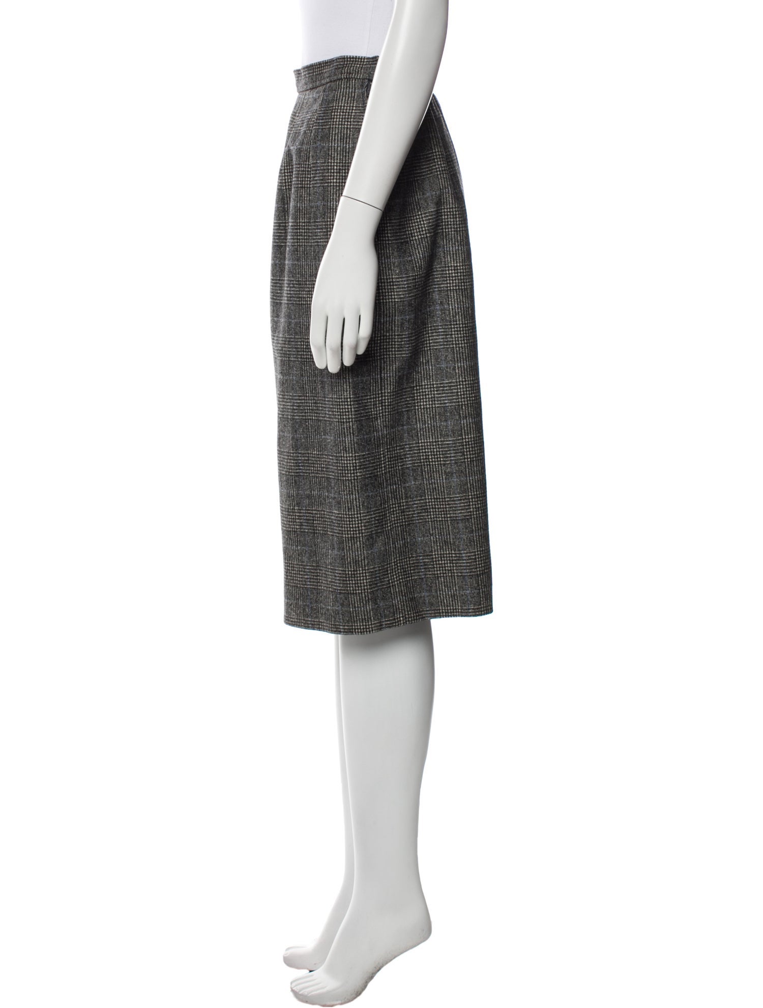 Yves Saint Laurent Rive Gauche Vintage Knee-Length Skirt