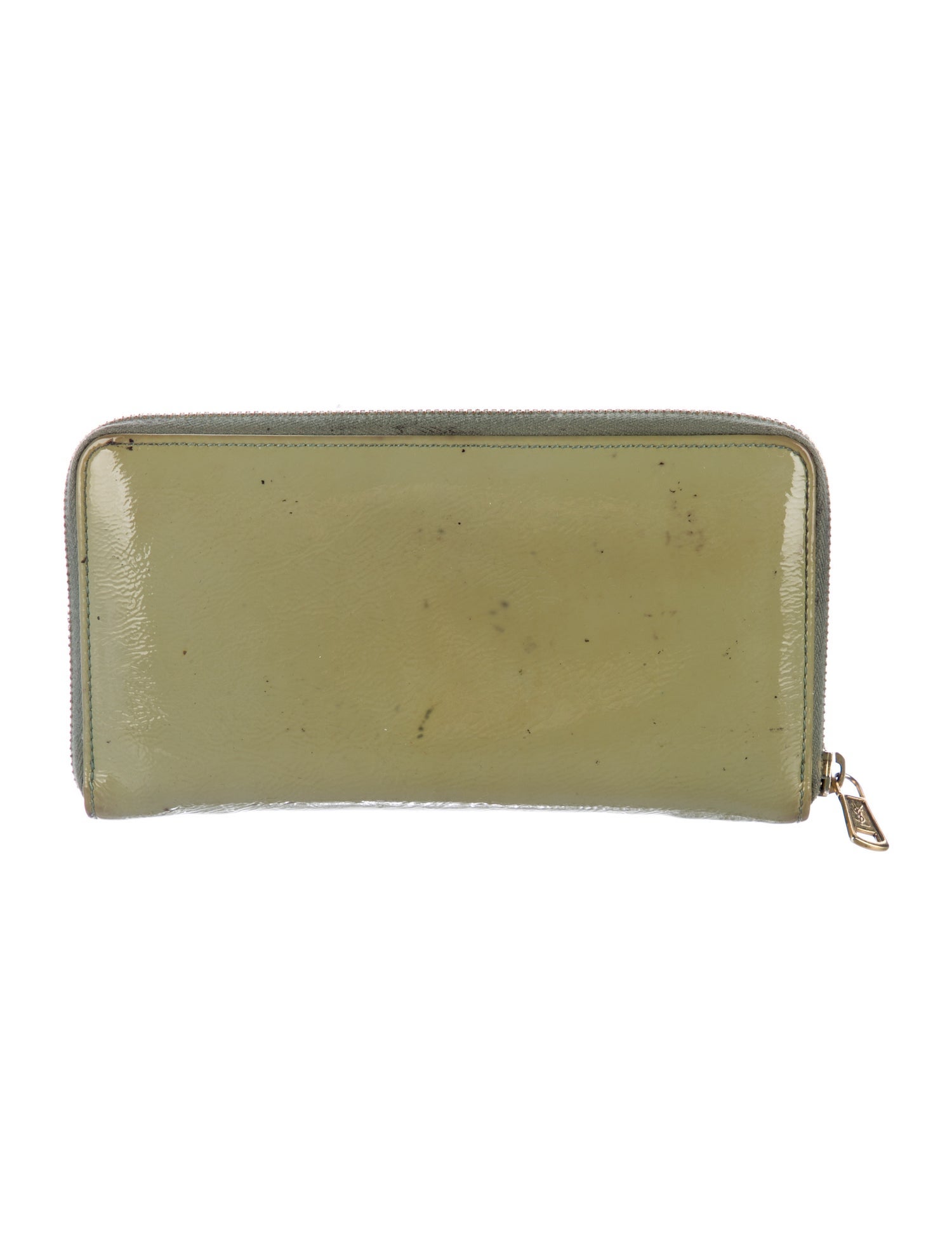 Yves Saint Laurent Rive Gauche Patent Leather Continental Wallet