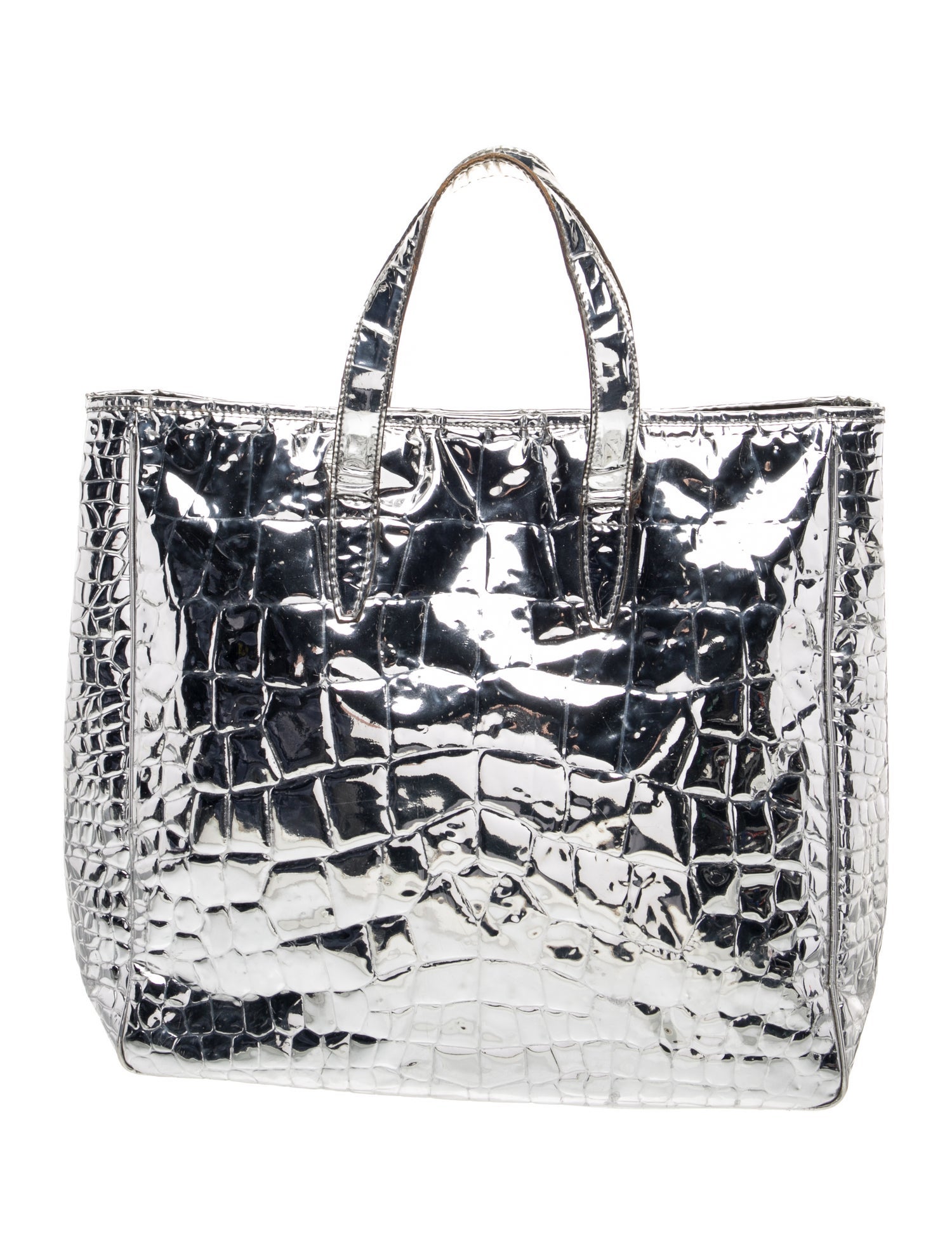 Yves Saint Laurent Rive Gauche Patent Leather Tote