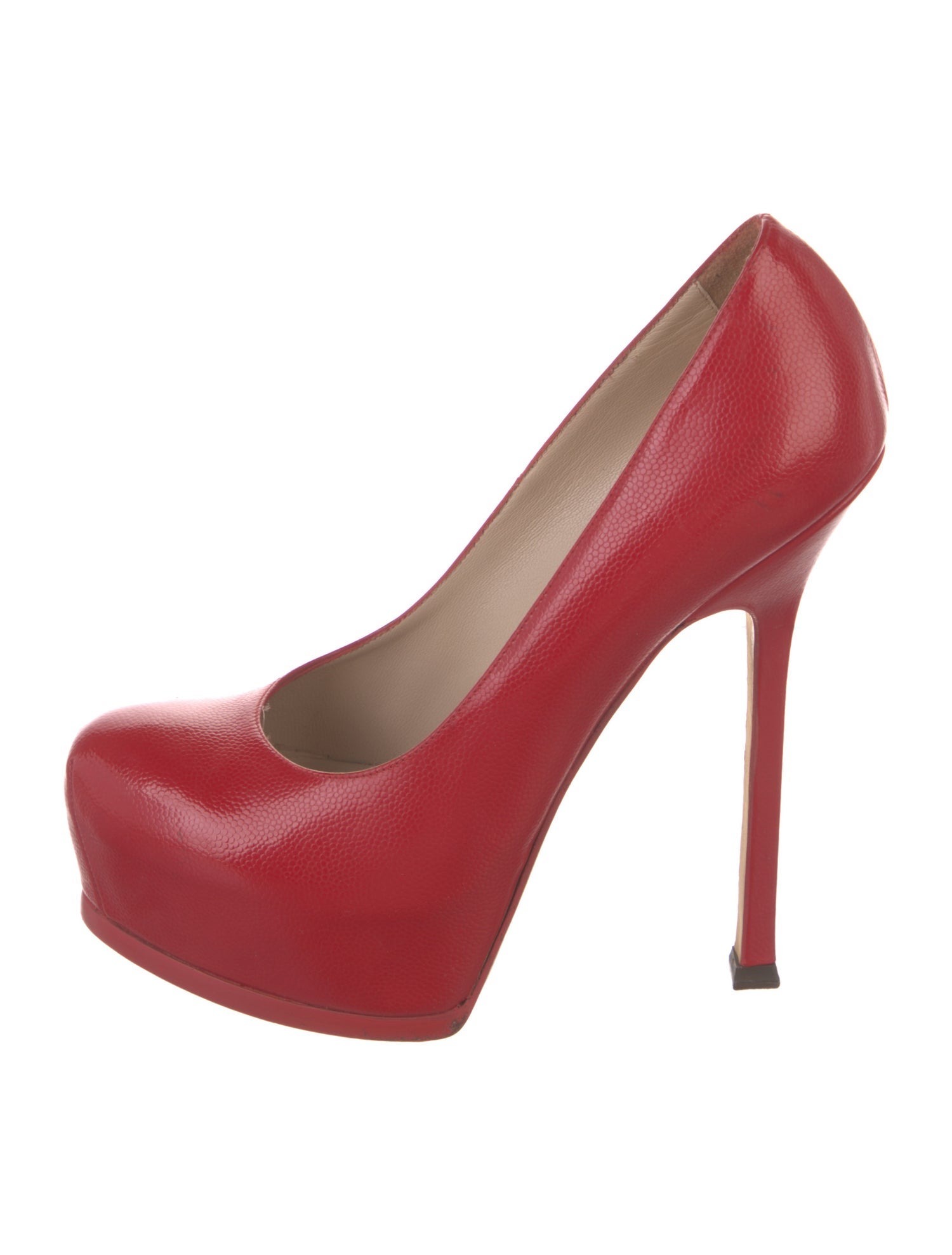 Yves Saint Laurent Rive Gauche Leather Pumps