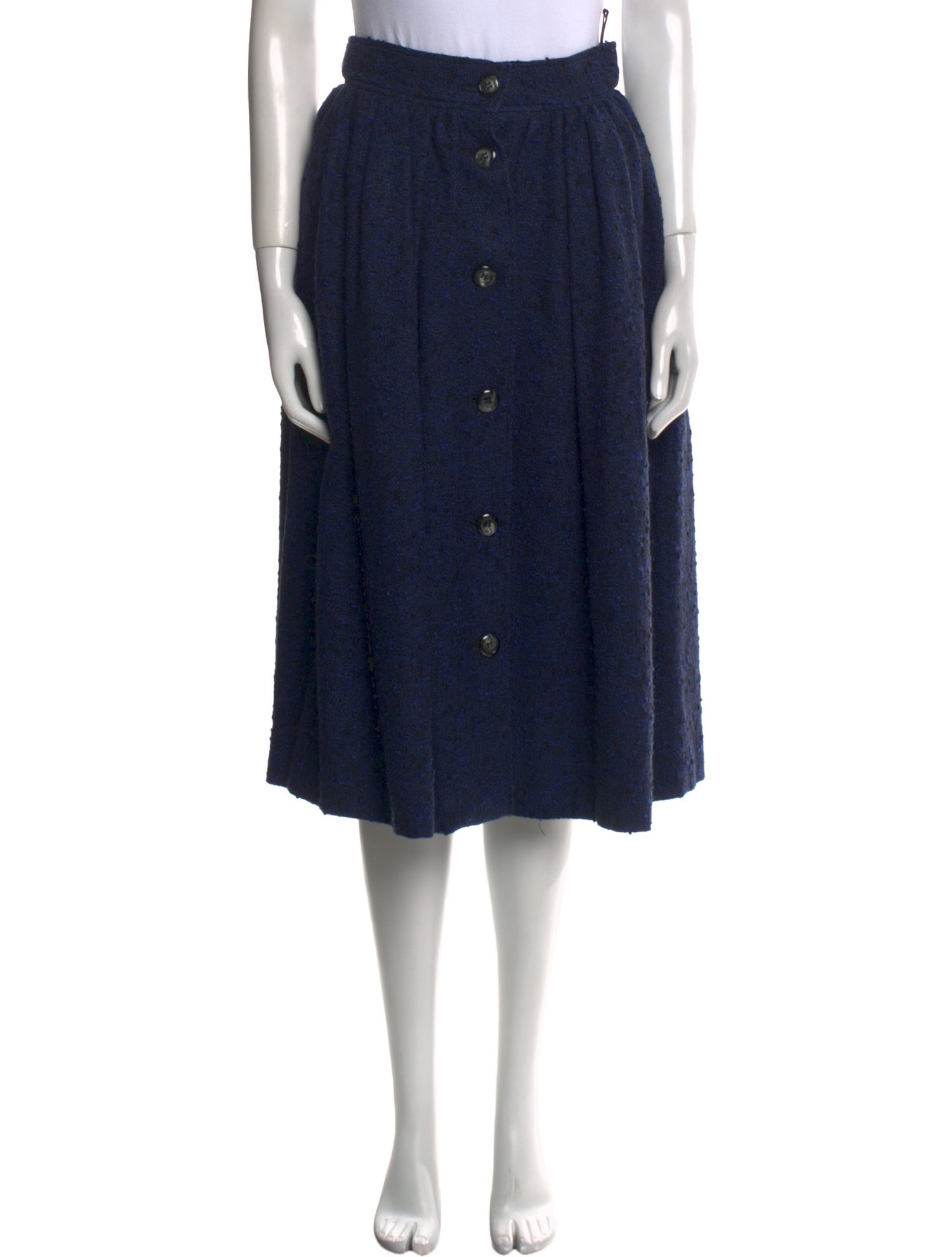 Yves Saint Laurent Rive Gauche Vintage Midi Length Skirt