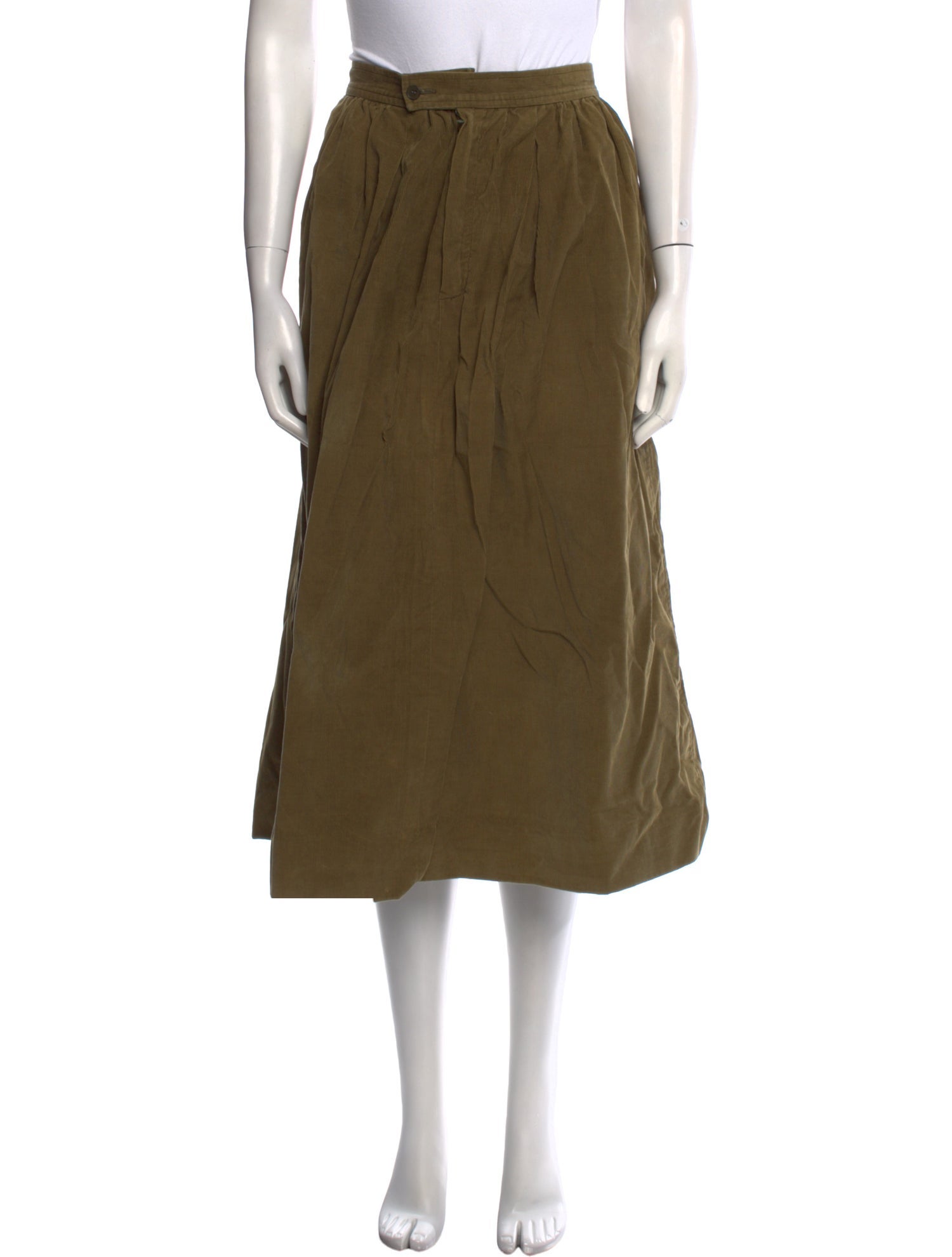 Yves Saint Laurent Rive Gauche Vintage Midi Length Skirt