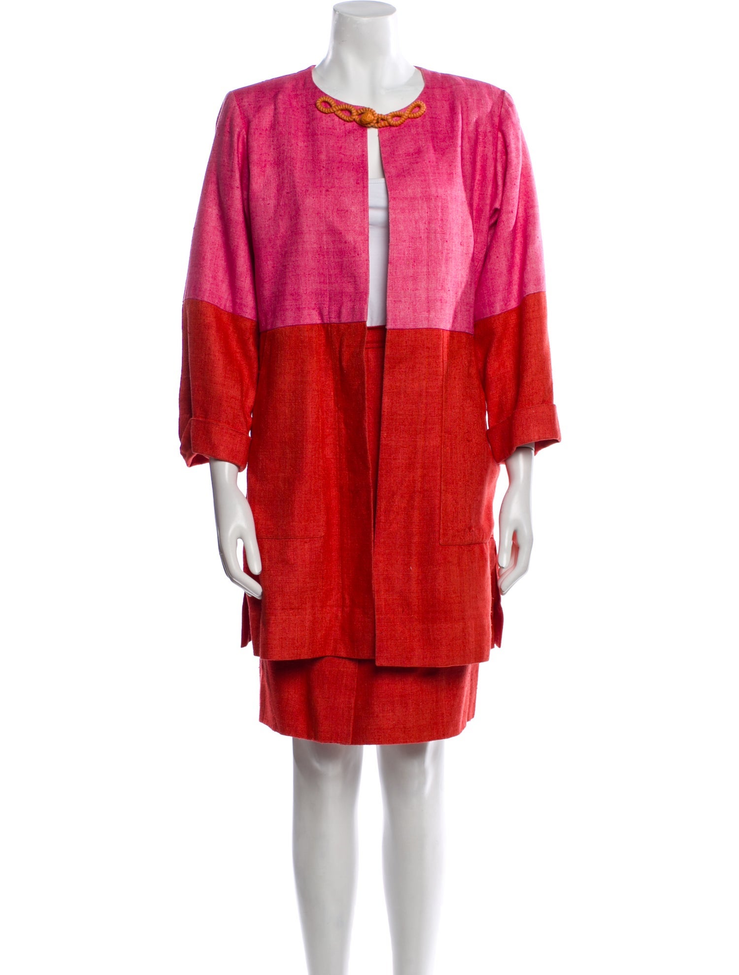 Yves Saint Laurent Rive Gauche Vintage 1995 Skirt Suit