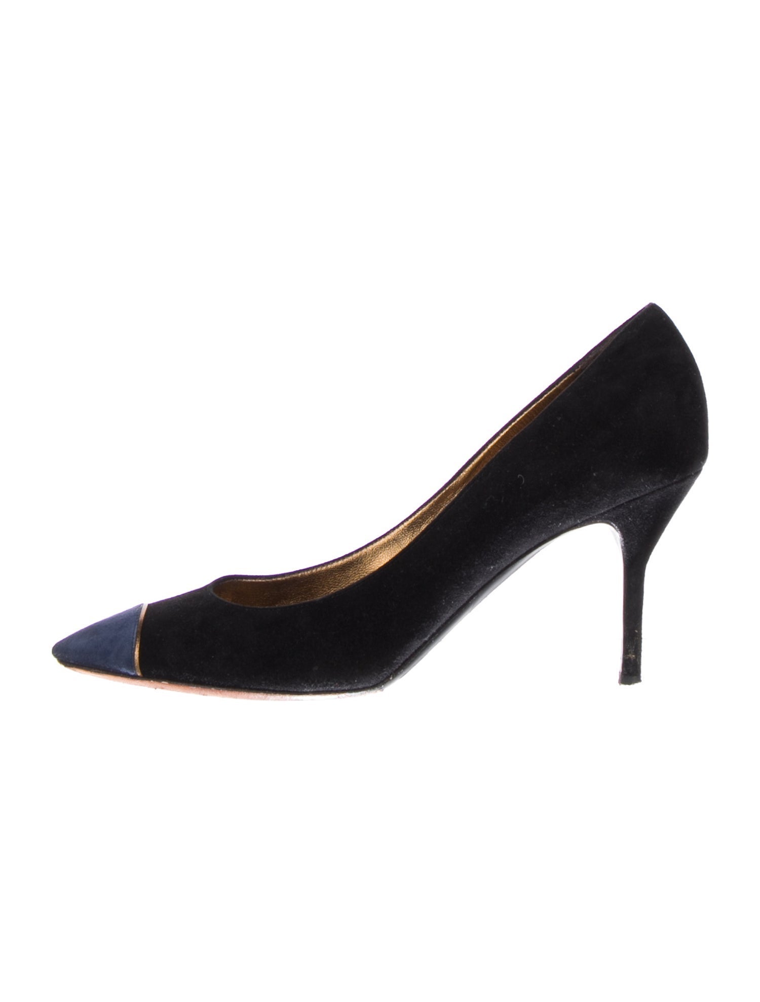 Yves Saint Laurent Rive Gauche Suede Pumps