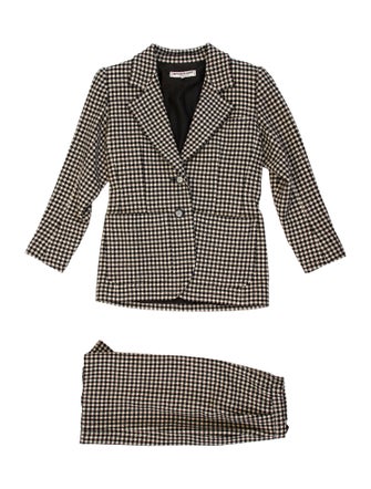 Yves Saint Laurent Rive Gauche 1980's Skirt Set