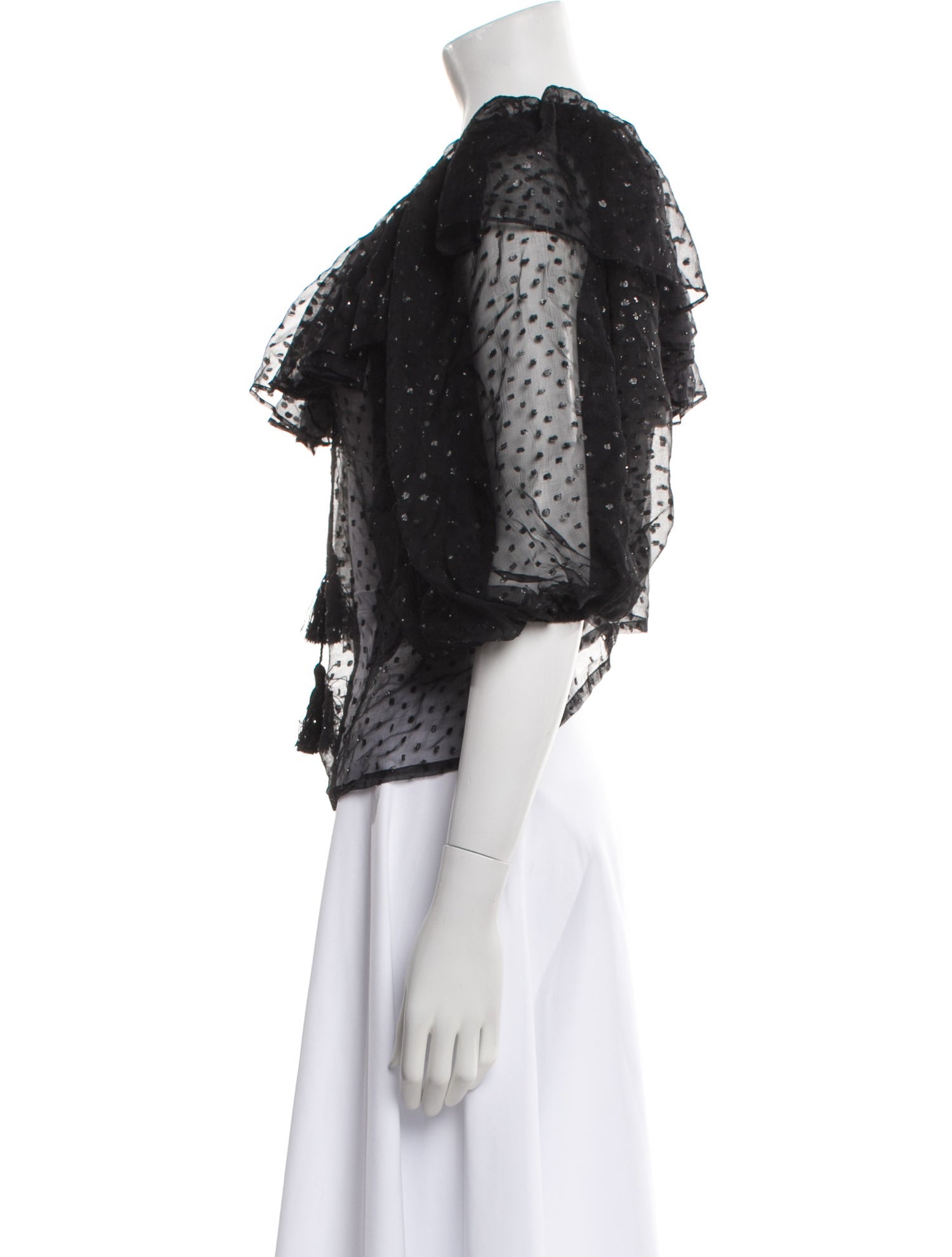 Yves Saint Laurent Rive Gauche Vintage Late 1970's - Early 1980's Blouse