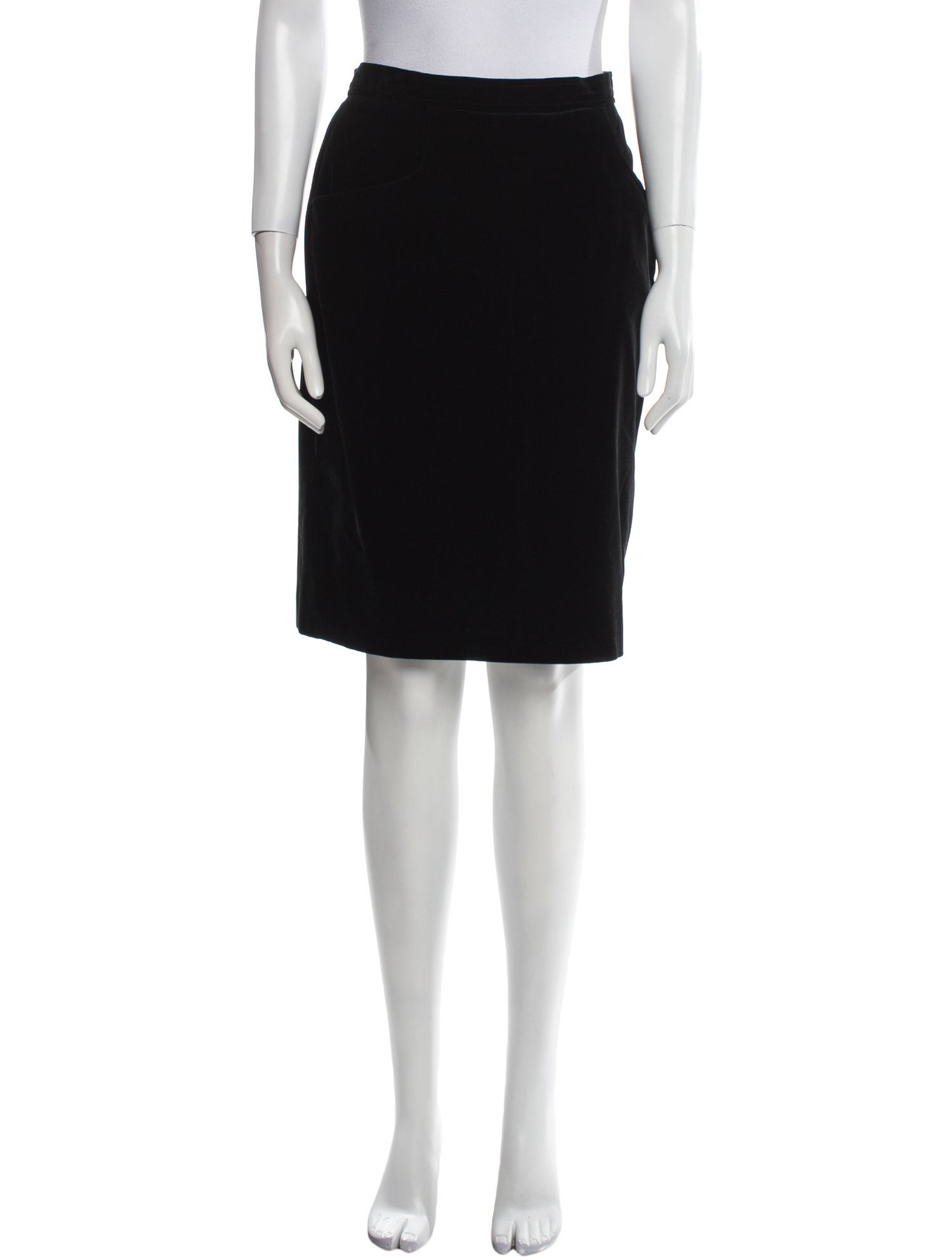 Yves Saint Laurent Rive Gauche Vintage Knee-Length Skirt
