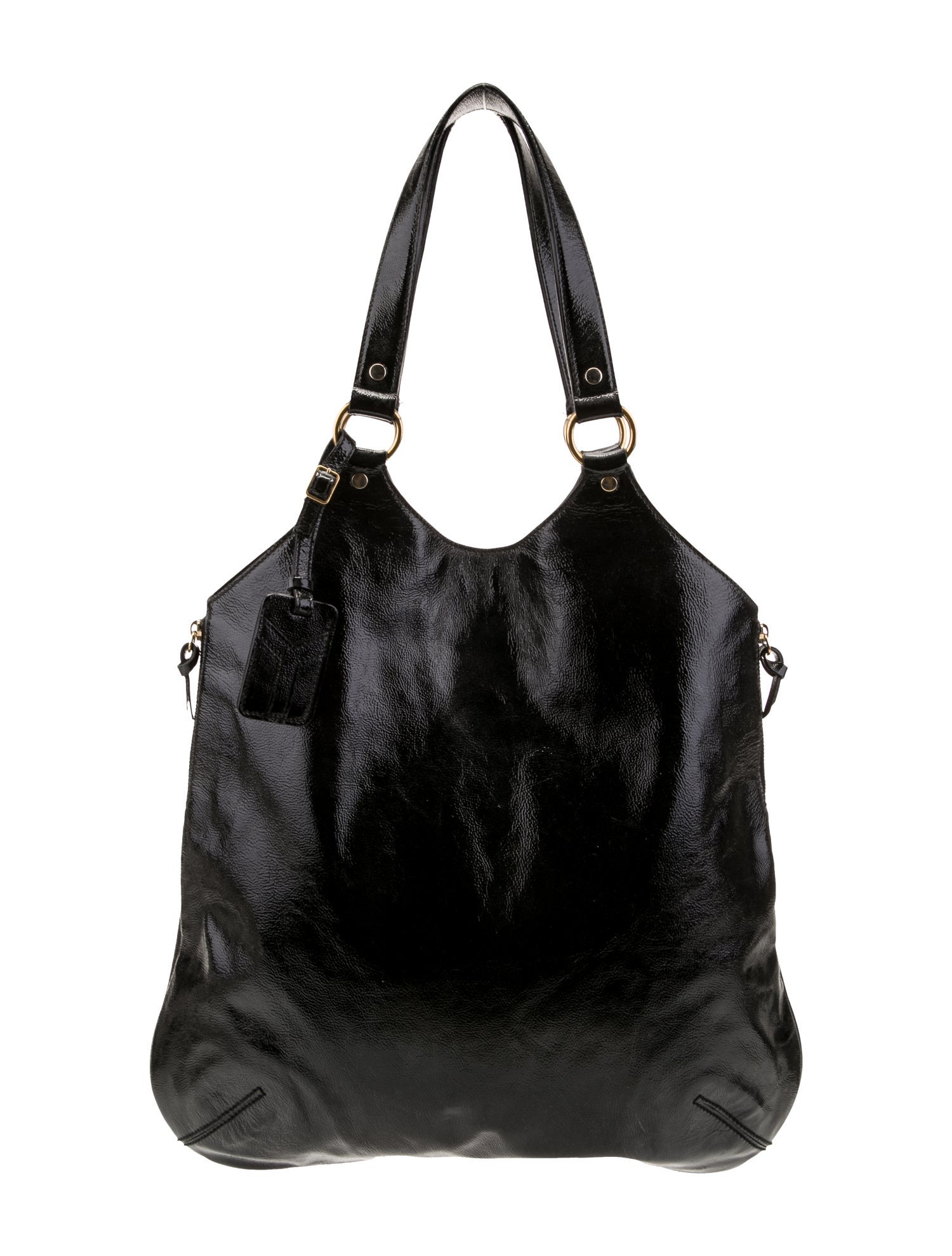 Yves Saint Laurent Rive Gauche Patent Leather Metropolis