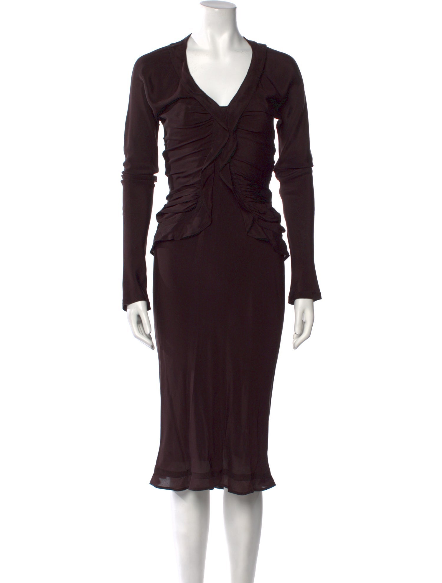 Yves Saint Laurent Rive Gauche Vintage Midi Length Dress
