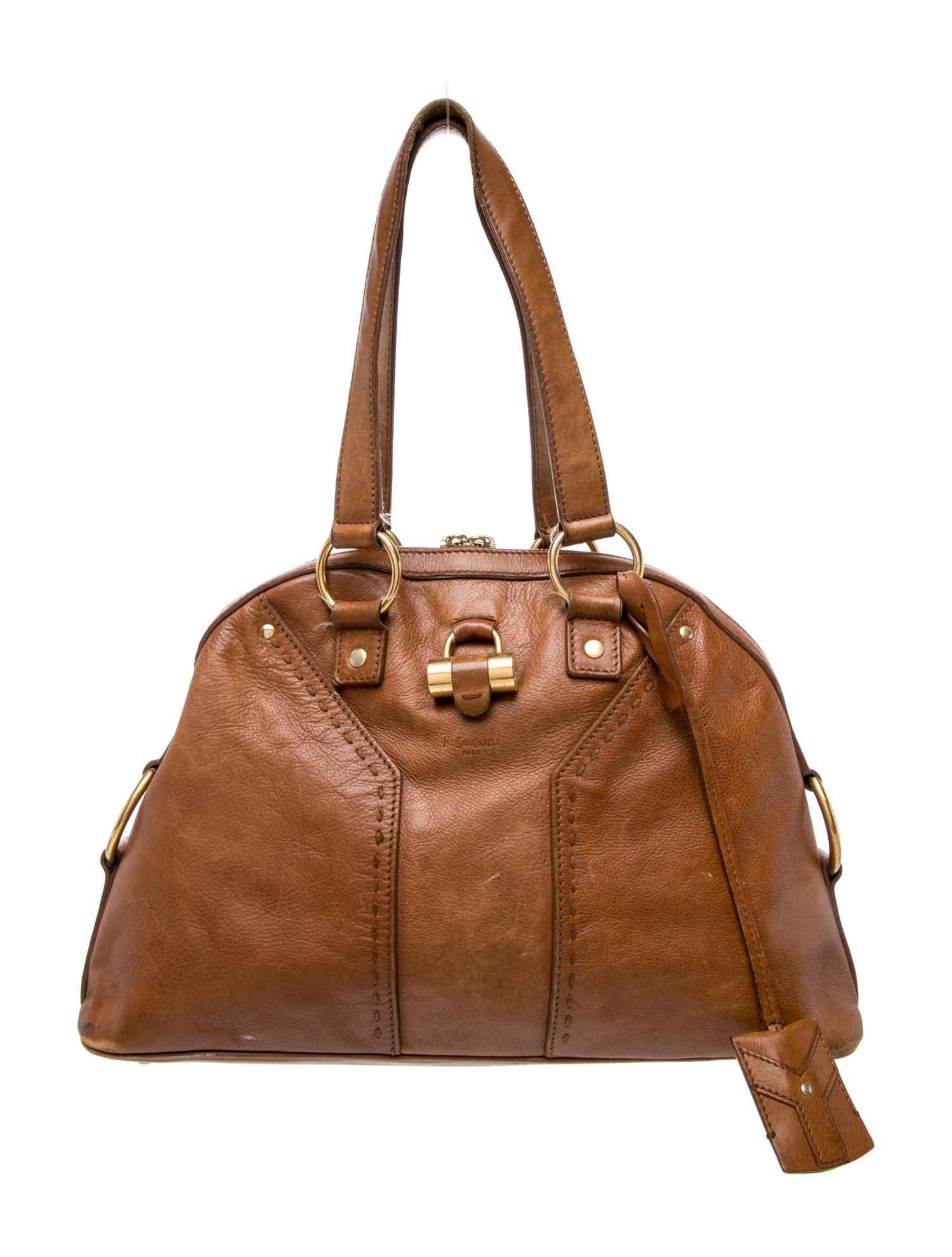 Yves Saint Laurent Rive Gauche Leather Shoulder Bag