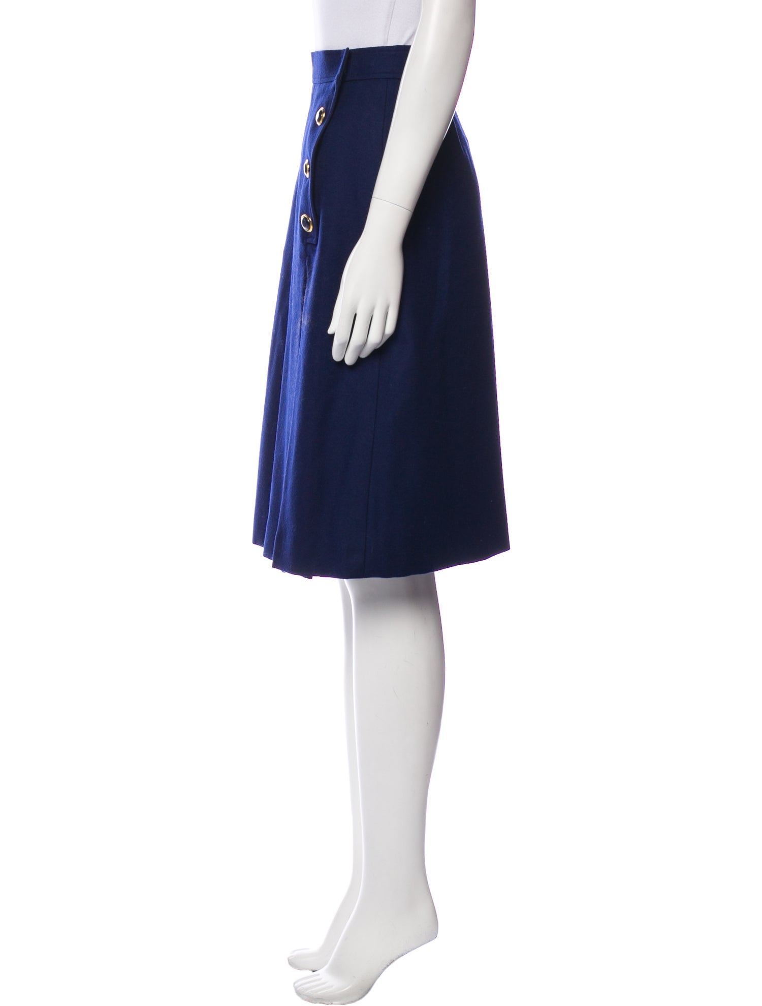 Yves Saint Laurent Rive Gauche Knee-Length Skirt