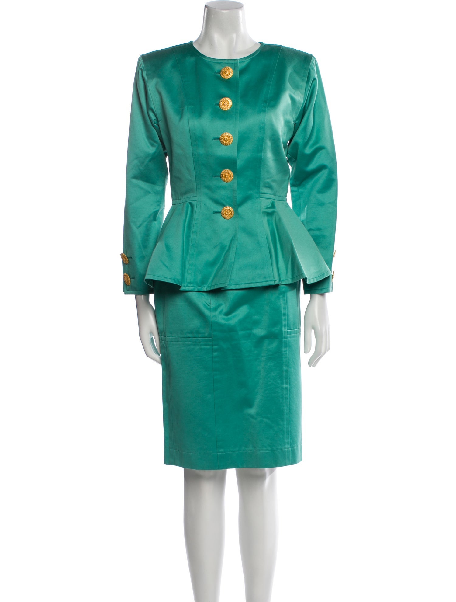 Yves Saint Laurent Rive Gauche Vintage 1991 Skirt Suit