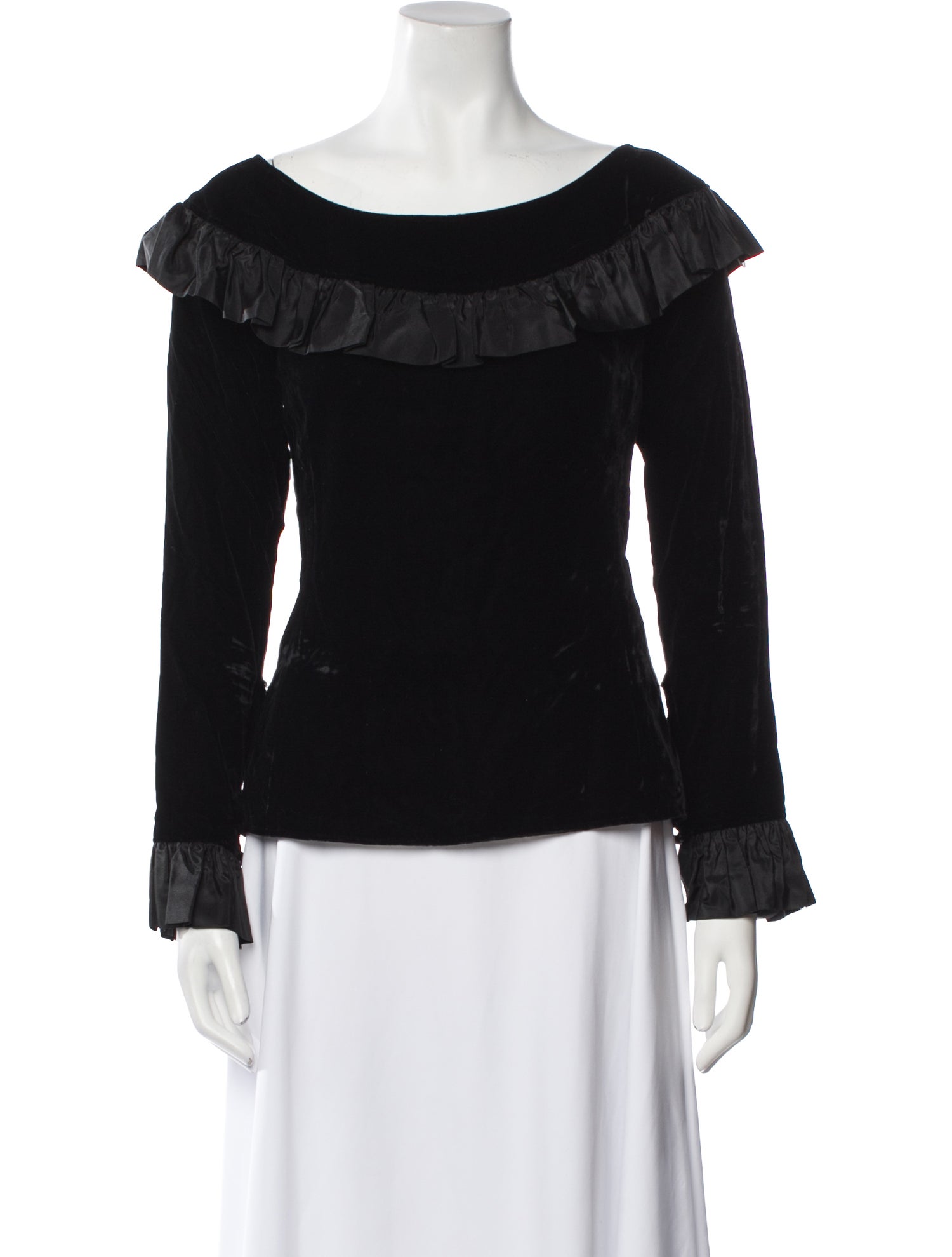 Yves Saint Laurent Rive Gauche Vintage Late 1970's - Early 1980's Blouse