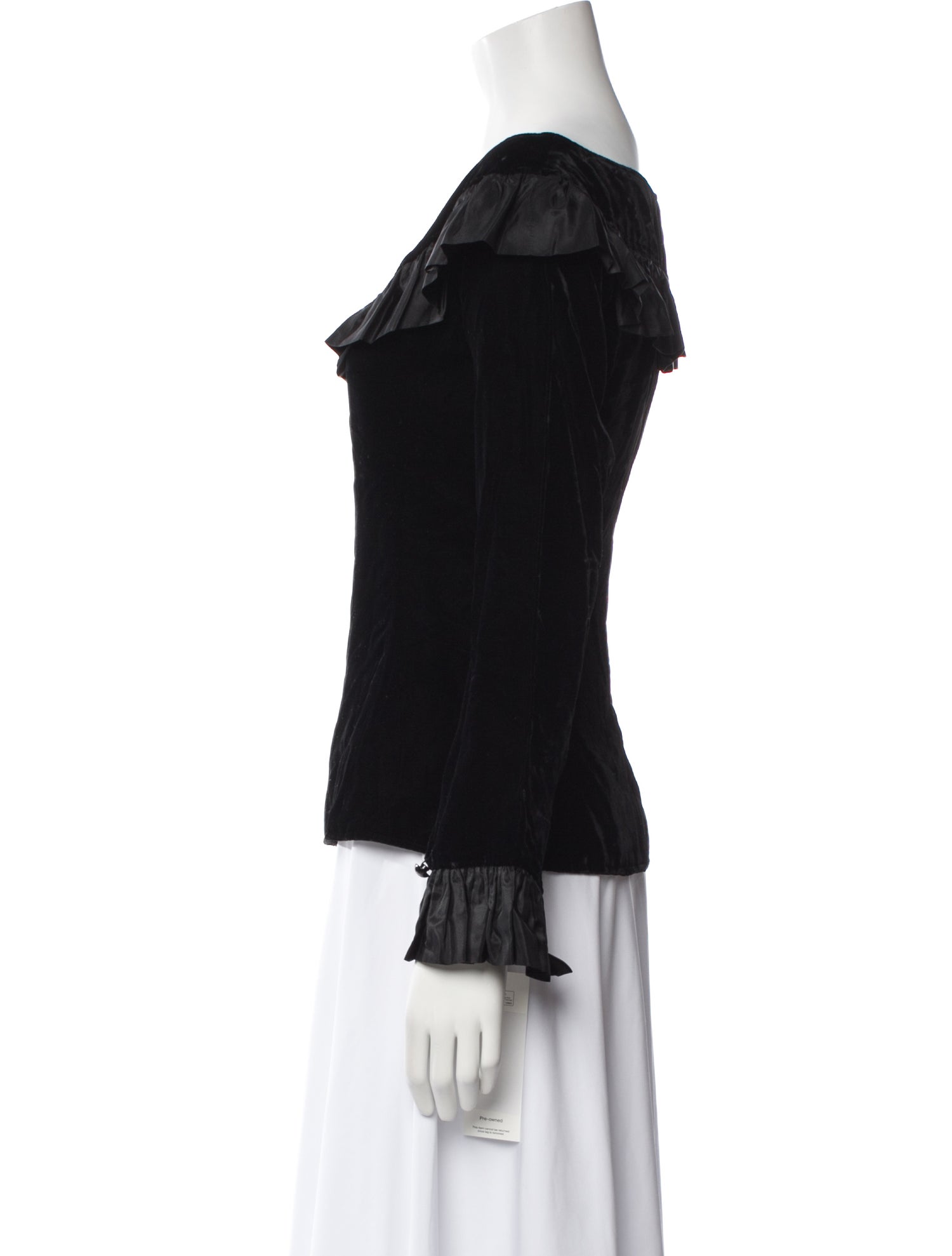 Yves Saint Laurent Rive Gauche Vintage Late 1970's - Early 1980's Blouse