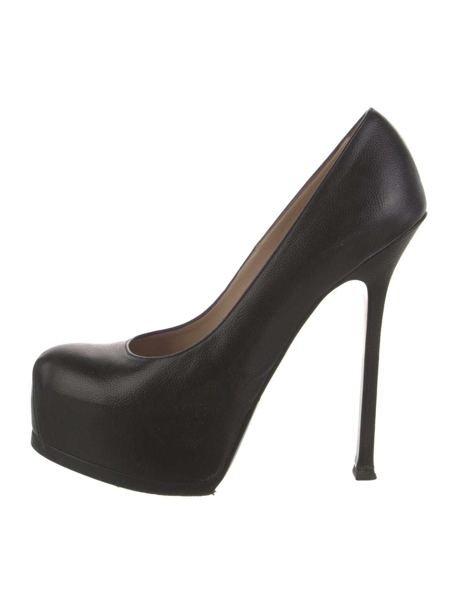 Yves Saint Laurent Rive Gauche Leather Pumps