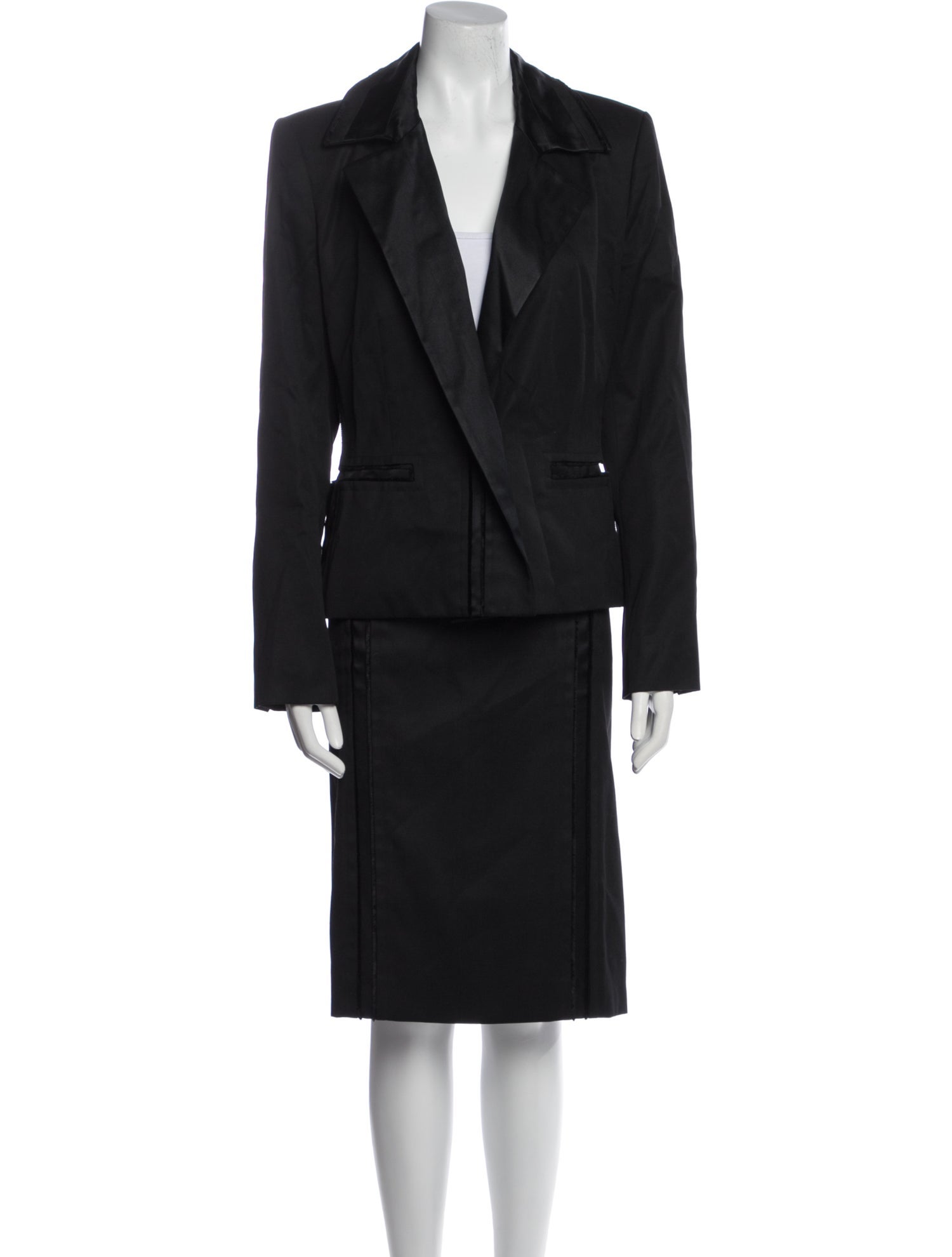 Yves Saint Laurent Rive Gauche Vintage 2002 Skirt Suit