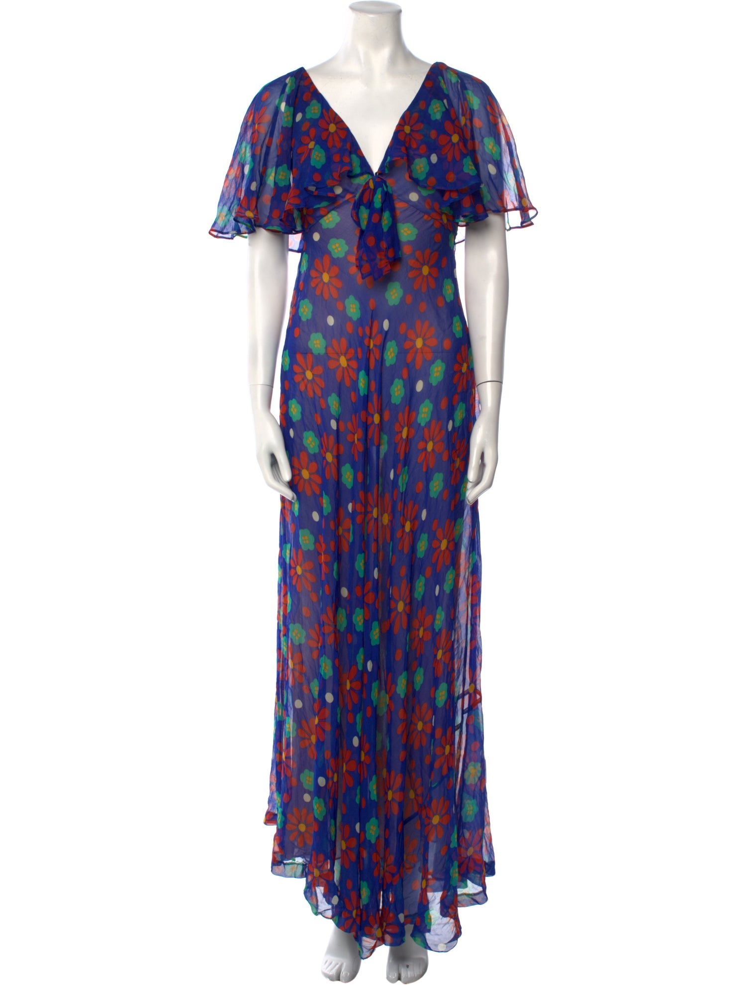 Yves Saint Laurent Rive Gauche Vintage Long Dress