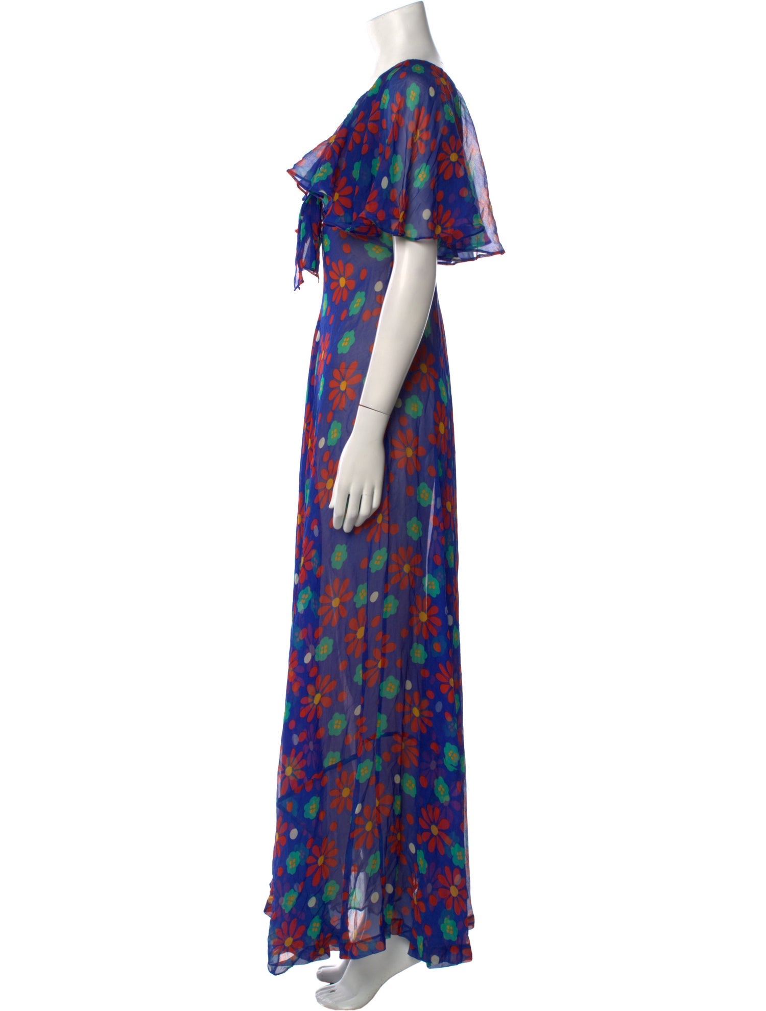 Yves Saint Laurent Rive Gauche Vintage Long Dress