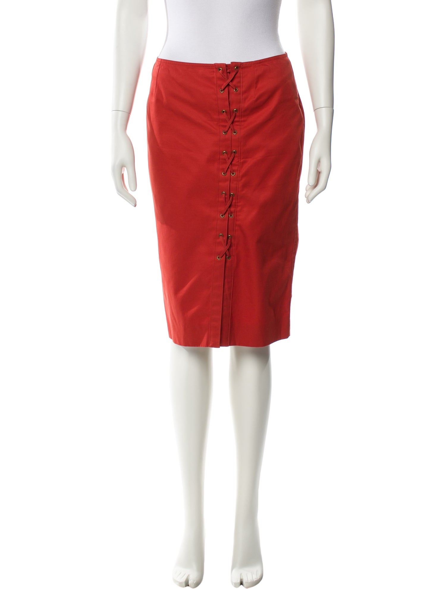 Yves Saint Laurent Rive Gauche Vintage Knee-Length Skirt