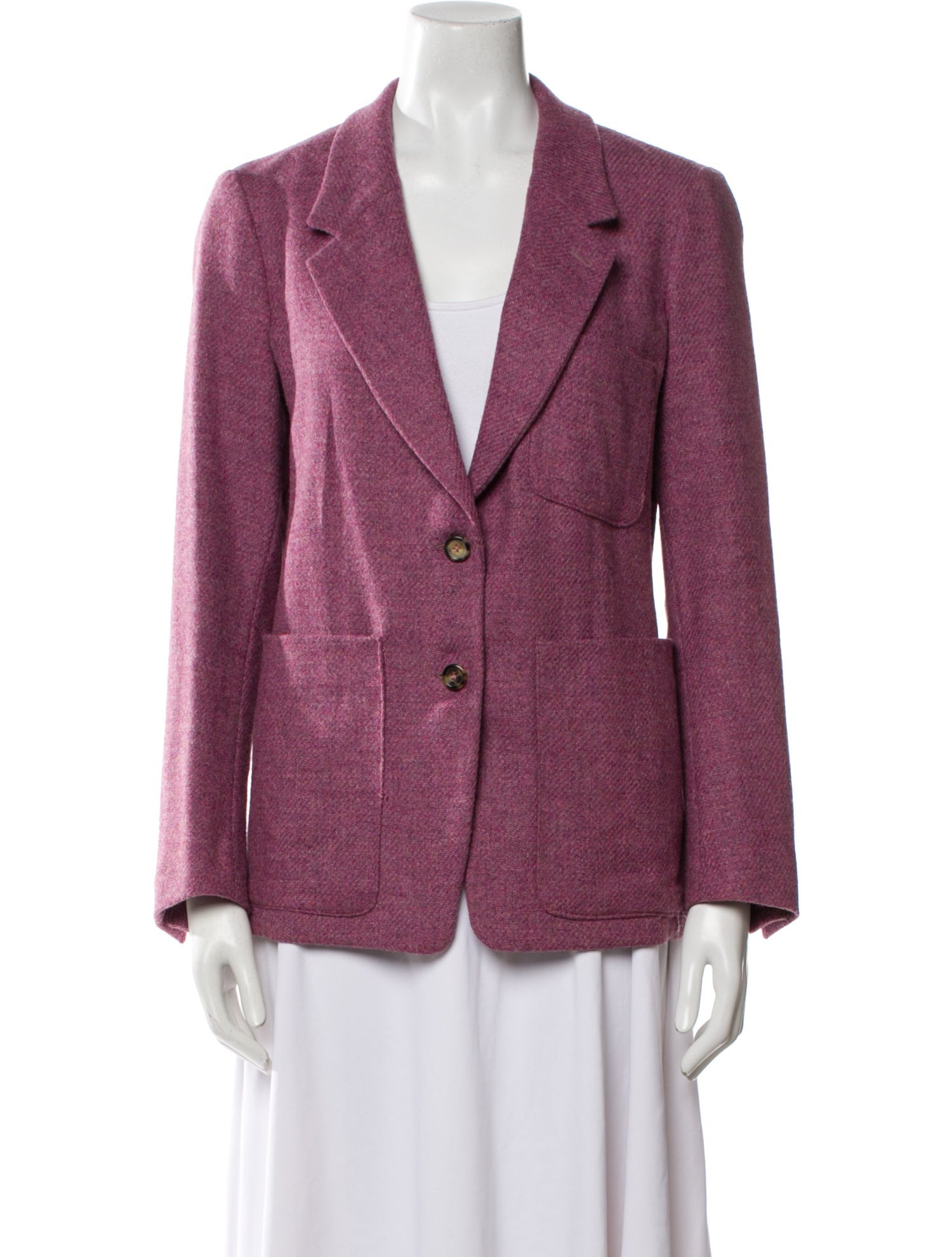 Yves Saint Laurent Rive Gauche Fleece Blazer
