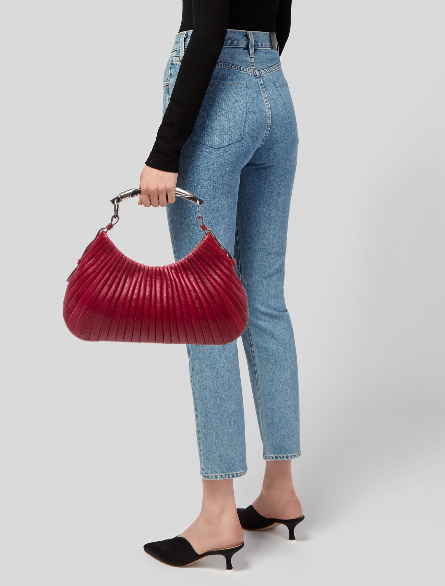 Yves Saint Laurent Rive Gauche Leather Mombasa Vintage