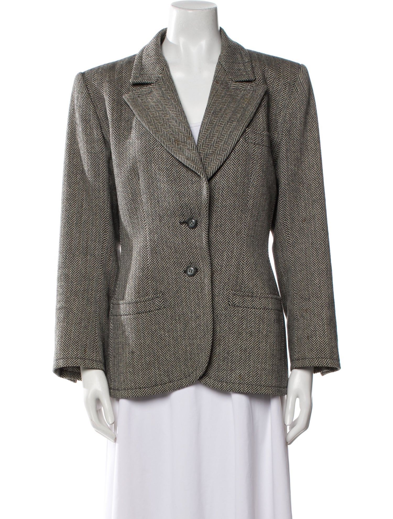 Yves Saint Laurent Rive Gauche Printed Blazer